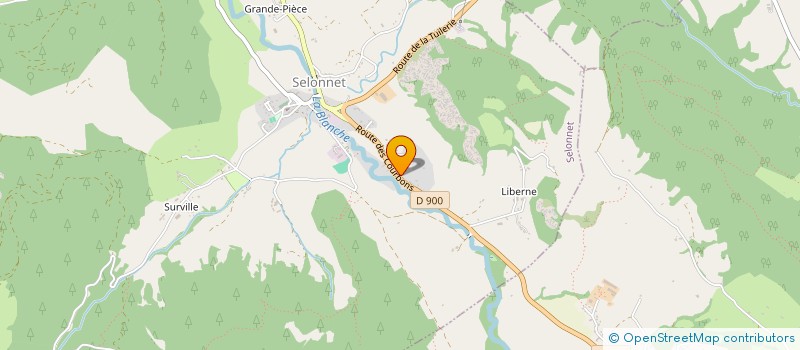 localisation de l'entreprise BERGERIE SOLAIRE  SELONNET