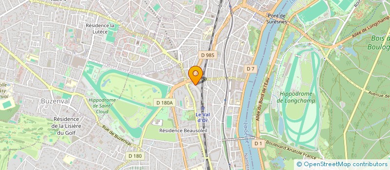 localisation de l'entreprise BERGERIES EN VILLE à SAINT-CLOUD
