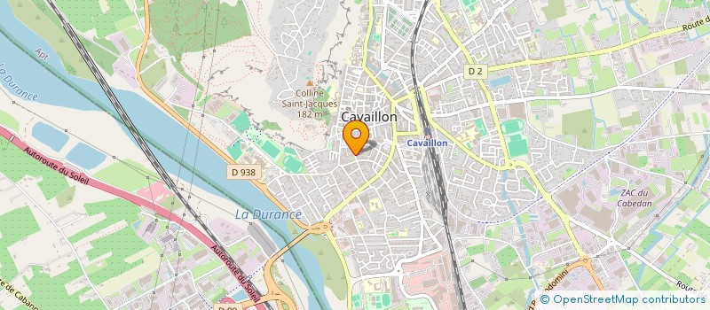 localisation de l'entreprise BERGERON  CAVAILLON