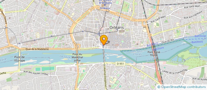 localisation de l'entreprise BERGERON ET COMPAGNIE à ORLEANS