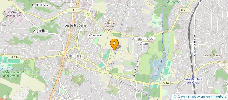 localisation de l'entreprise BERGERON HOLDING à LONGPONT-SUR-ORGE
