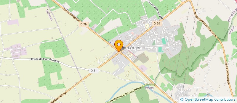localisation de l'entreprise BERGERON UTILITAIRES à PLAN-D'ORGON