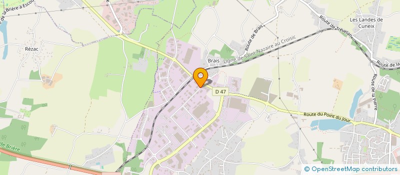 localisation de l'entreprise BERGERONT à SAINT-NAZAIRE