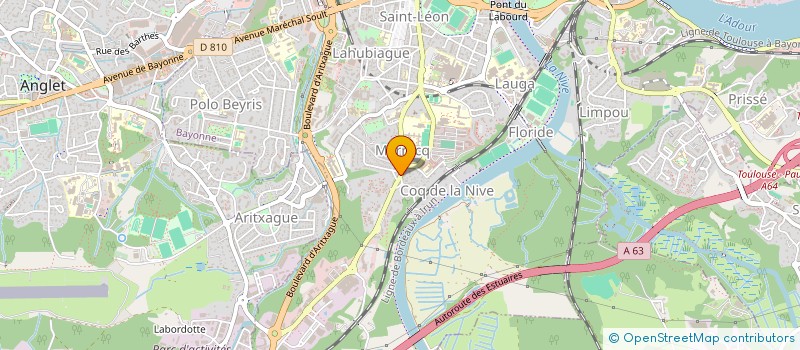 localisation de l'entreprise BERGEROT-LALANNE CONSEILS ET EXPERTISE COMPTABLE  BAYONNE