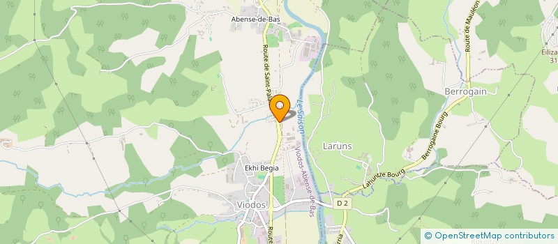 localisation de l'entreprise BERGERS DU SUD-OUEST  VIODOS-ABENSE-DE-BAS