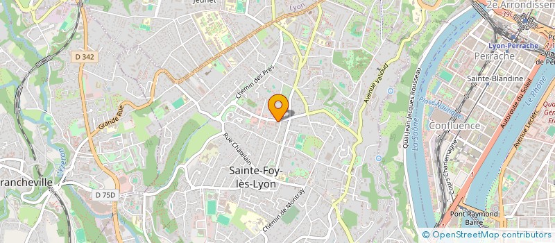 localisation de l'entreprise BERGERS EDITIONS  SAINTE-FOY-LES-LYON