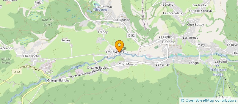 localisation de l'entreprise BERGERS ET BERGERES EN FOLIE  BERNEX