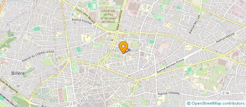 localisation de l'entreprise BERGES à PAU