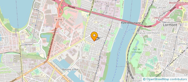 localisation de l'entreprise BERGES CUIR à BORDEAUX