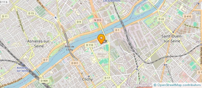localisation de l'entreprise BERGES DE SEINE ASSO à CLICHY