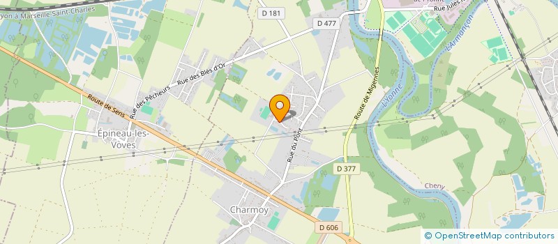 localisation de l'entreprise BERGEVIRIC  CHARMOY