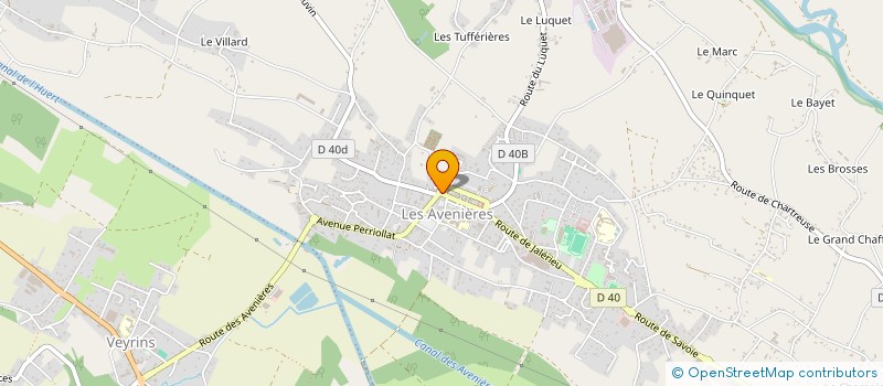 localisation de l'entreprise BERGEX  LES AVENIERES VEYRINS-THUELLIN