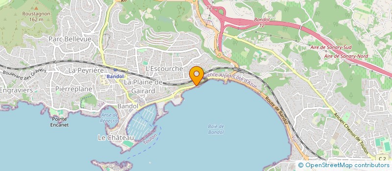 localisation de l'entreprise BERGEYRON CONSULTING  BANDOL