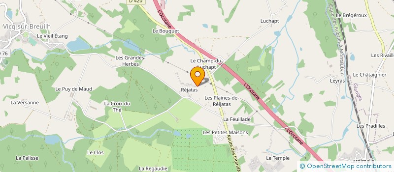 localisation de l'entreprise BERGGER à VICQ SUR BREUILH