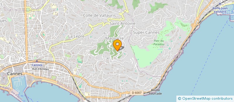 localisation de l'entreprise BERGHAUS INVEST TRUST à CANNES