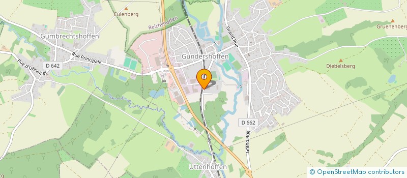 localisation de l'entreprise BERGHEIMER FRANCE  GUNDERSHOFFEN