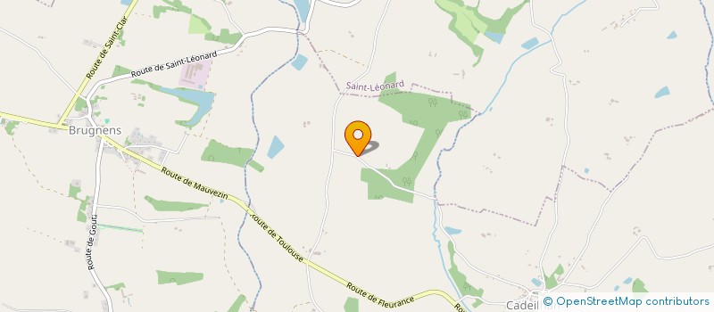 localisation de l'entreprise BERGIA AGRI  CADEILHAN