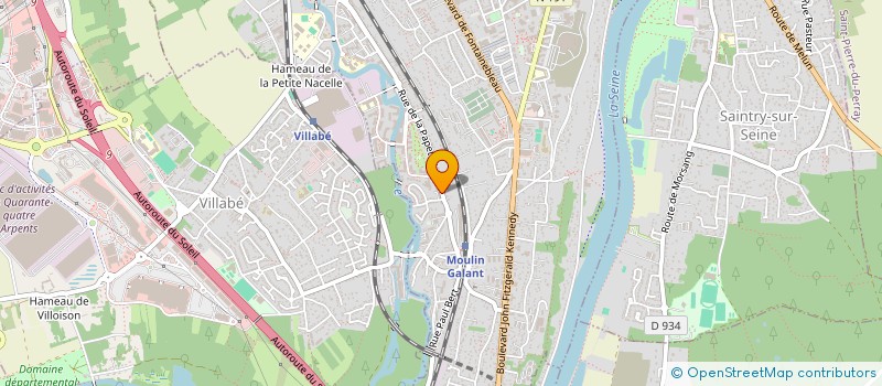 localisation de l'entreprise BERGINA RODRIGUE WILFRID SAS à CORBEIL-ESSONNES
