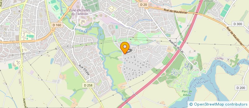 localisation de l'entreprise BERGINEMA à CHOLET