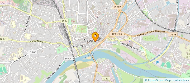 localisation de l'entreprise BERGINIAT INVEST à NEVERS