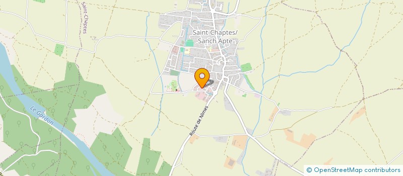 localisation de l'entreprise BERGOGNE BATIMENT  SAINT-CHAPTES