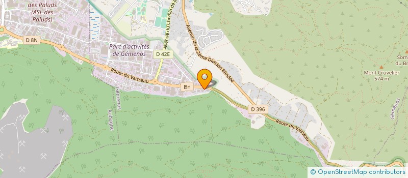 localisation de l'entreprise BERGONT CARRELAGES à GEMENOS