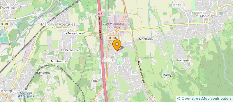 localisation de l'entreprise BERGSON  LISSIEU