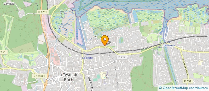 localisation de l'entreprise BERGUA IMMO à LA TESTE-DE-BUCH