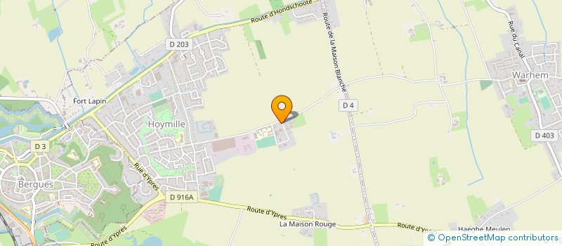 localisation de l'entreprise BERGUES LIANTS à HOYMILLE