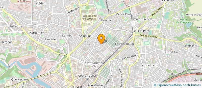 localisation de l'entreprise BERHAULT JEAN à BREST