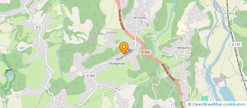 localisation de l'entreprise BERHOUET à USTARITZ