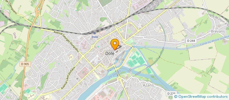 localisation de l'entreprise BERI  DOLE