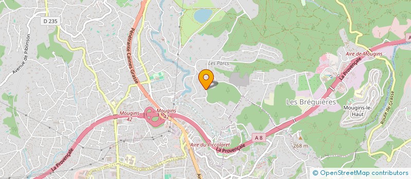 localisation de l'entreprise BERIANE à MOUGINS