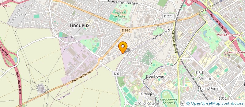 localisation de l'entreprise BERIC à TINQUEUX