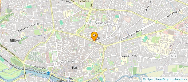 localisation de l'entreprise BERIEL IMMOBILIER à PAU