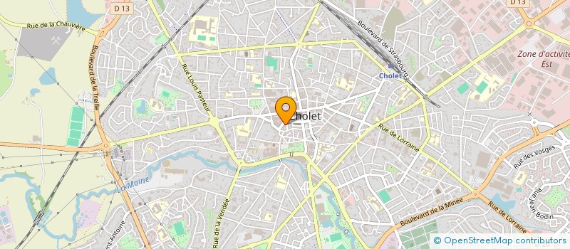 localisation de l'entreprise BERIJ à CHOLET