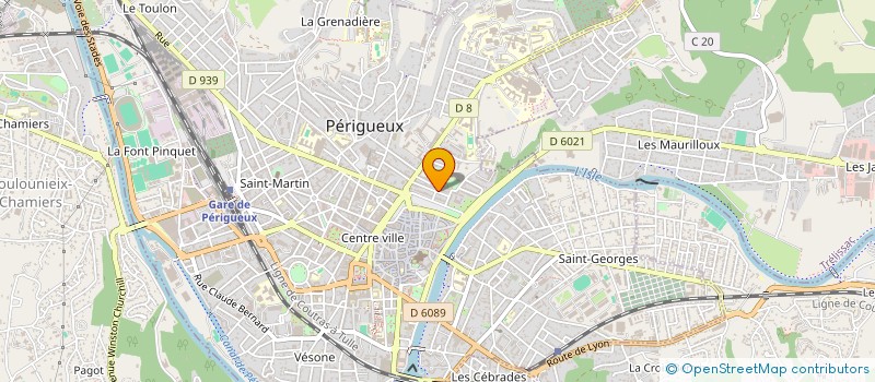 localisation de l'entreprise BERILI 24 à PERIGUEUX
