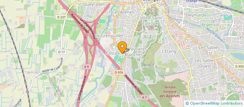 localisation de l'entreprise BERILLON LIONEL  ORANGE