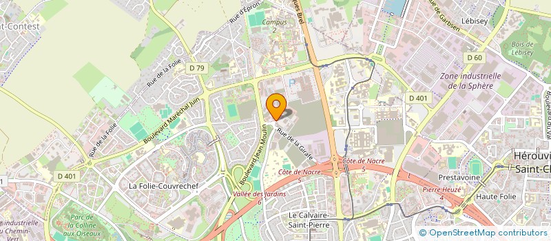 localisation de l'entreprise BERIM BURO à CAEN