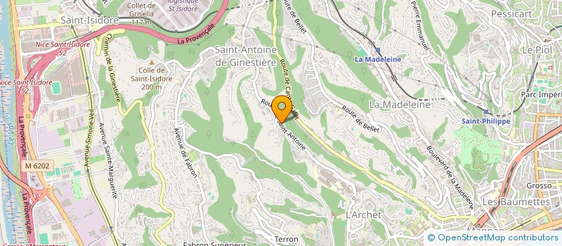 localisation de l'entreprise BERIMBAU à NICE