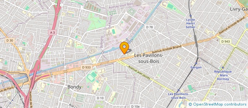 localisation de l'entreprise BERINDE à LES PAVILLONS-SOUS-BOIS
