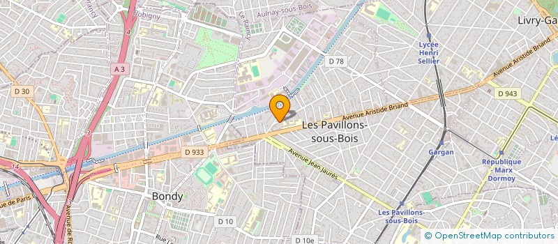 localisation de l'entreprise BERINDE BNG  LES PAVILLONS-SOUS-BOIS