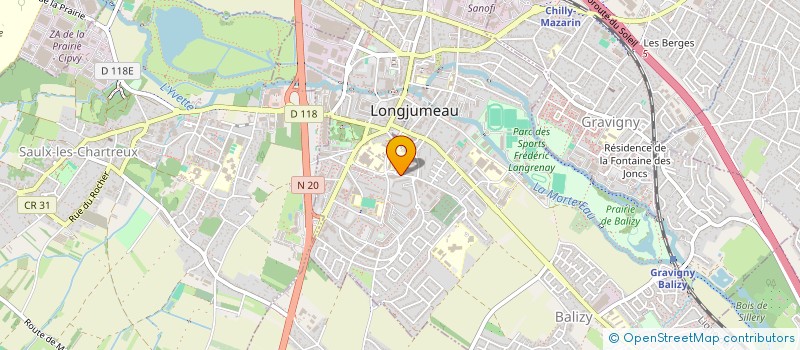 localisation de l'entreprise BERINDE BTP à LONGJUMEAU