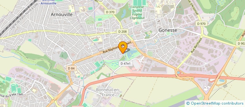 localisation de l'entreprise BERINE TRANSPORT à GONESSE