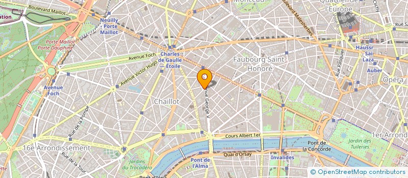 localisation de l'entreprise BERING à PARIS