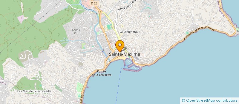 localisation de l'entreprise BERING CONSULTANT ASSOCIES à SAINTE-MAXIME