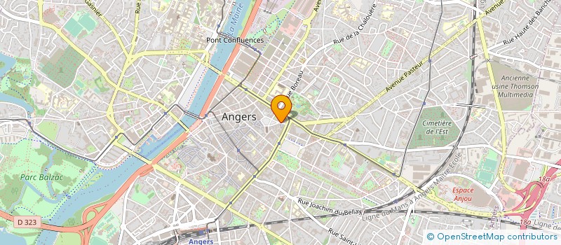 localisation de l'entreprise BERINO à ANGERS