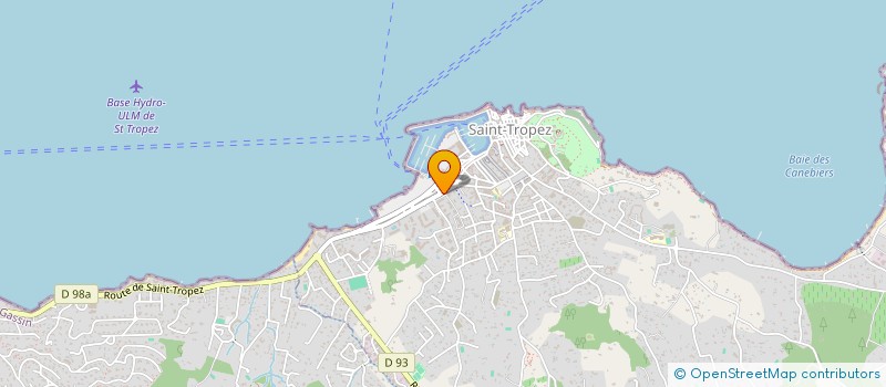 localisation de l'entreprise BERIO TRAITEUR à SAINT-TROPEZ
