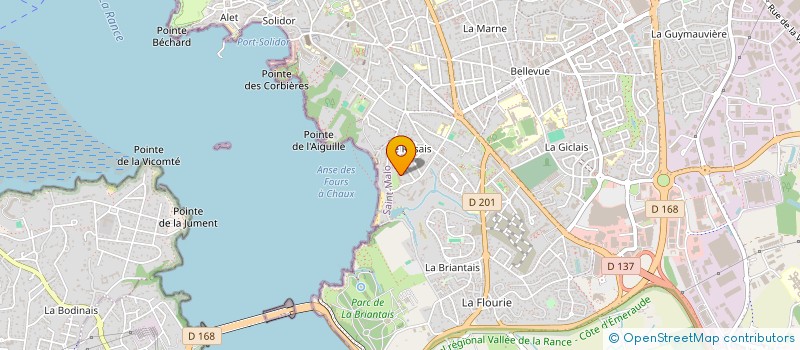 localisation de l'entreprise BERISEGO  SAINT-MALO