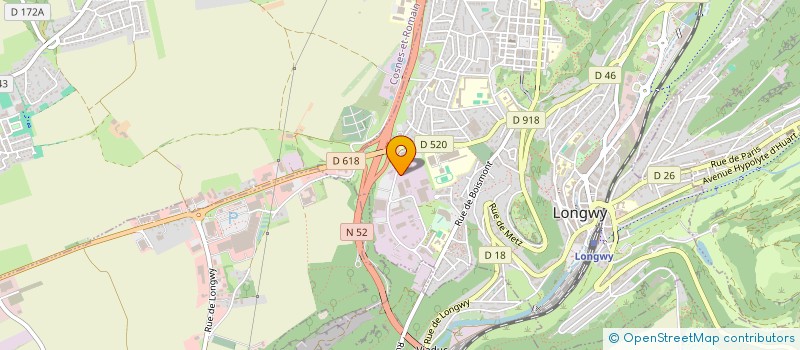 localisation de l'entreprise BERISHA à LONGWY